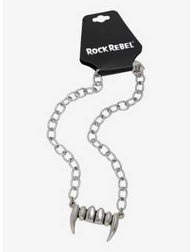 Rock Rebel Vampire Fangs Necklace, , hi-res