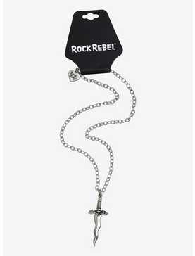 Rock Rebel Dagger Pendant Necklace, , hi-res