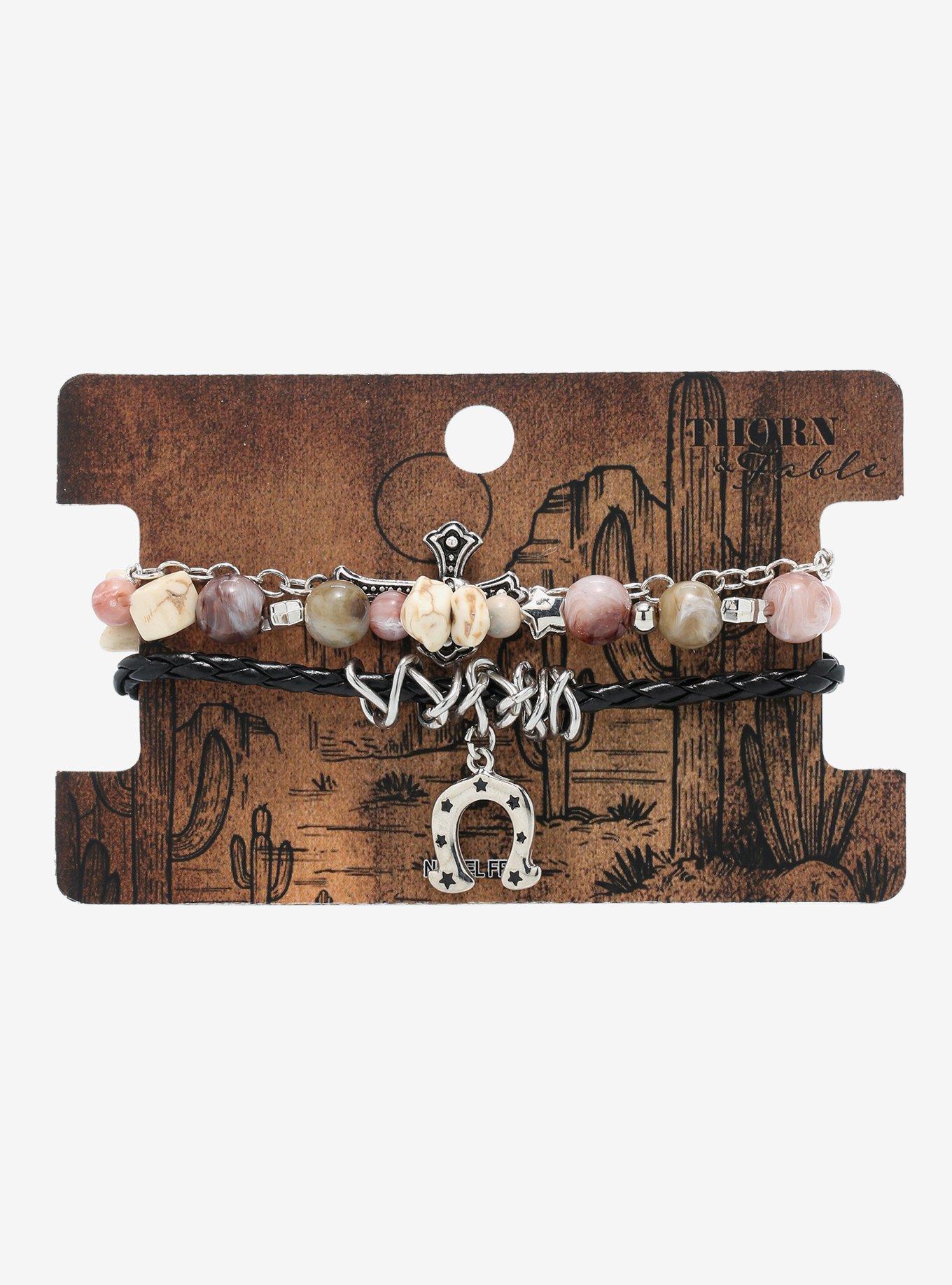 Thorn & Fable Western Horseshoe Bracelet Set, , hi-res