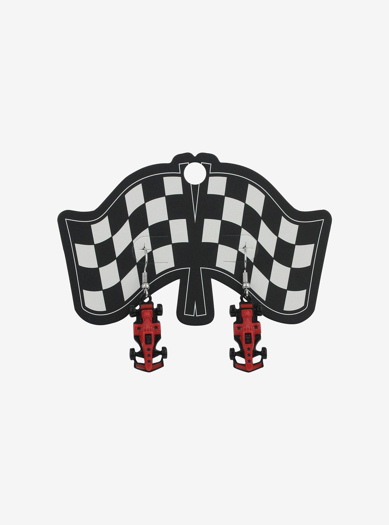 Race Car Drop Earrings, , hi-res