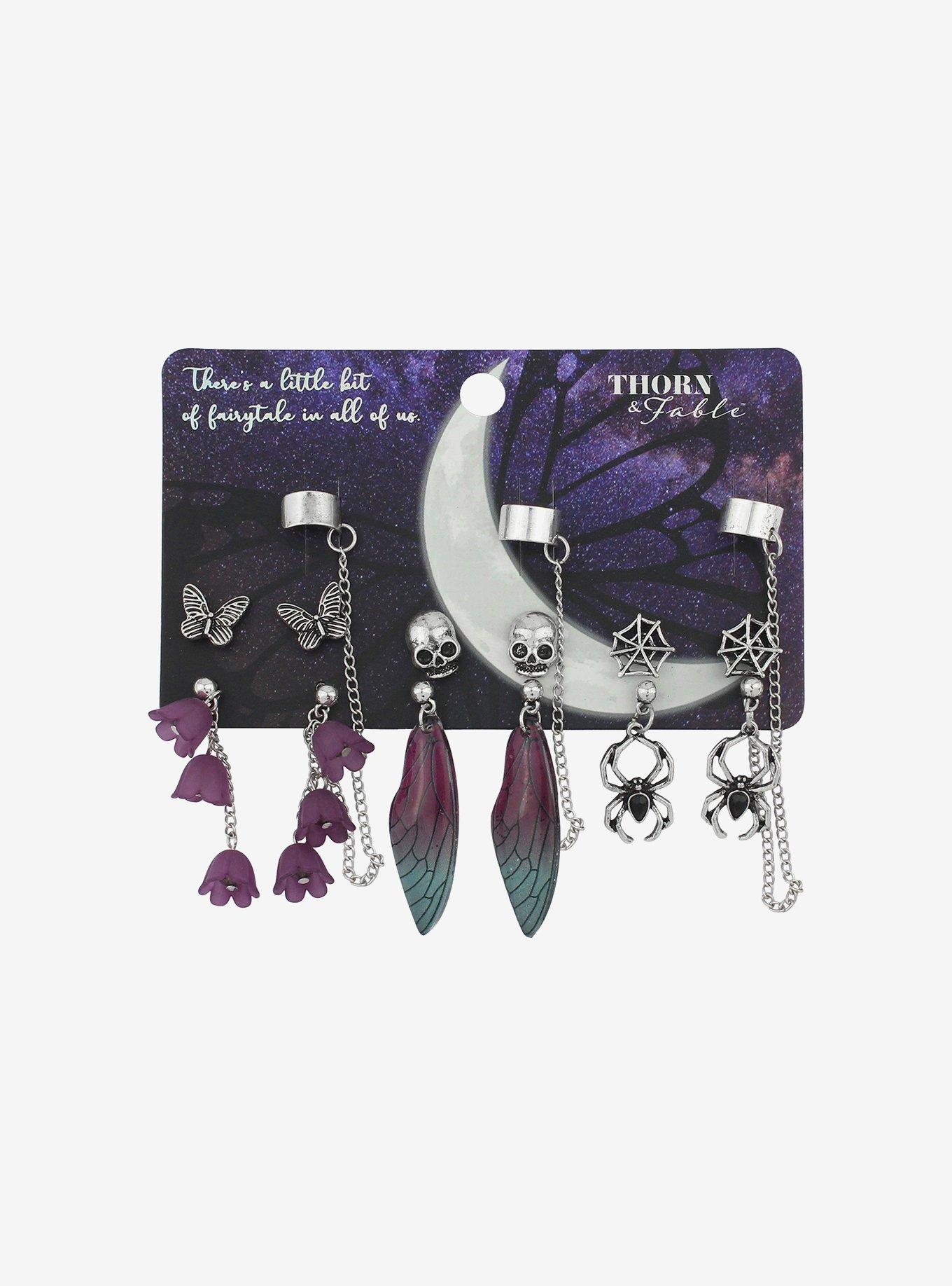Thorn & Fable Dark Fairy Tale Earring & Cuff Set, , hi-res