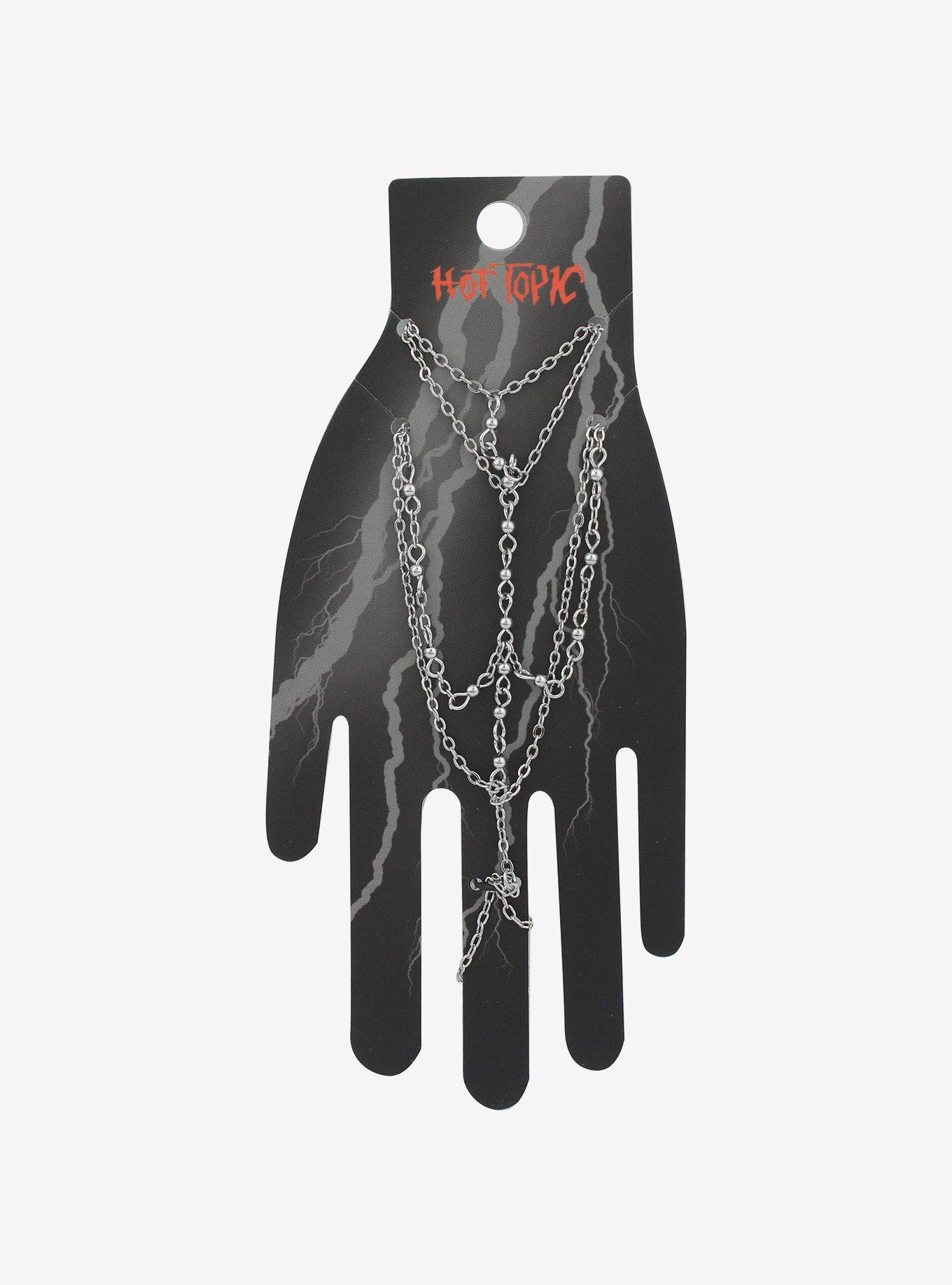 Ball Chain Hand Ring Bracelet, , hi-res