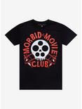 Morbid Movie Club T-Shirt By Forensics & Flowers, BLACK, hi-res