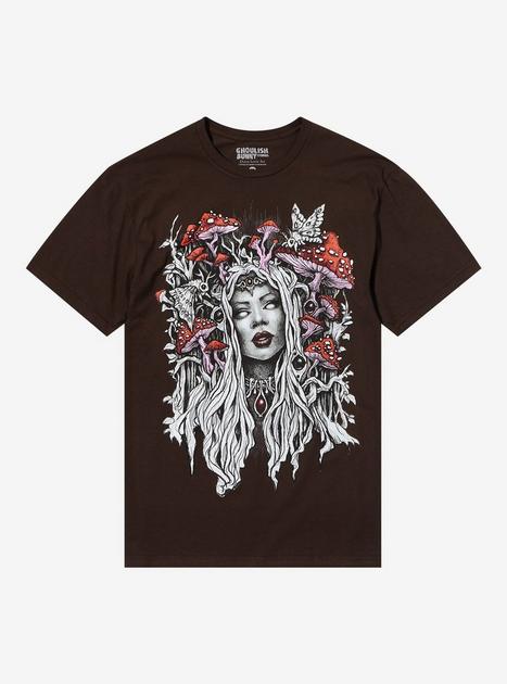 Forest Nymph Mushrooms T-Shirt By Ghoulish Bunny Studios | Hot Topic