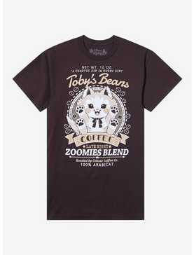 Cat Toby Beans T-Shirt By Samantha Whitten, , hi-res
