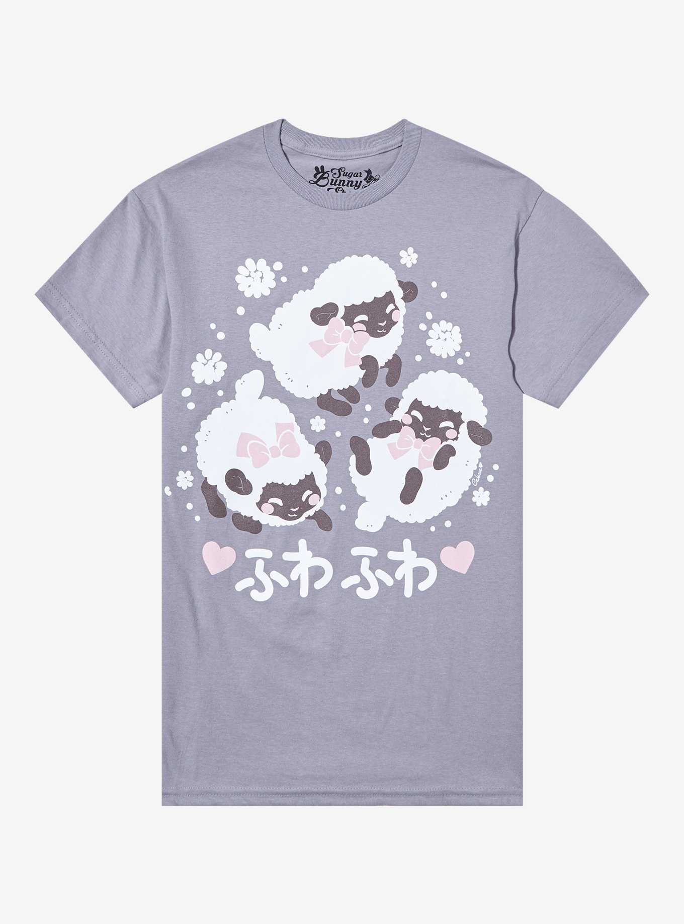 Sheep Fuwa Fuwa T-Shirt By Samantha Whitten, , hi-res