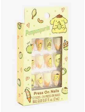 Sanrio Pompompurin Pearls Press On Nails — BoxLunch Exclusive, , hi-res