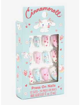 Sanrio Cinnamoroll Hearts Press On Nails — BoxLunch Exclusive, , hi-res