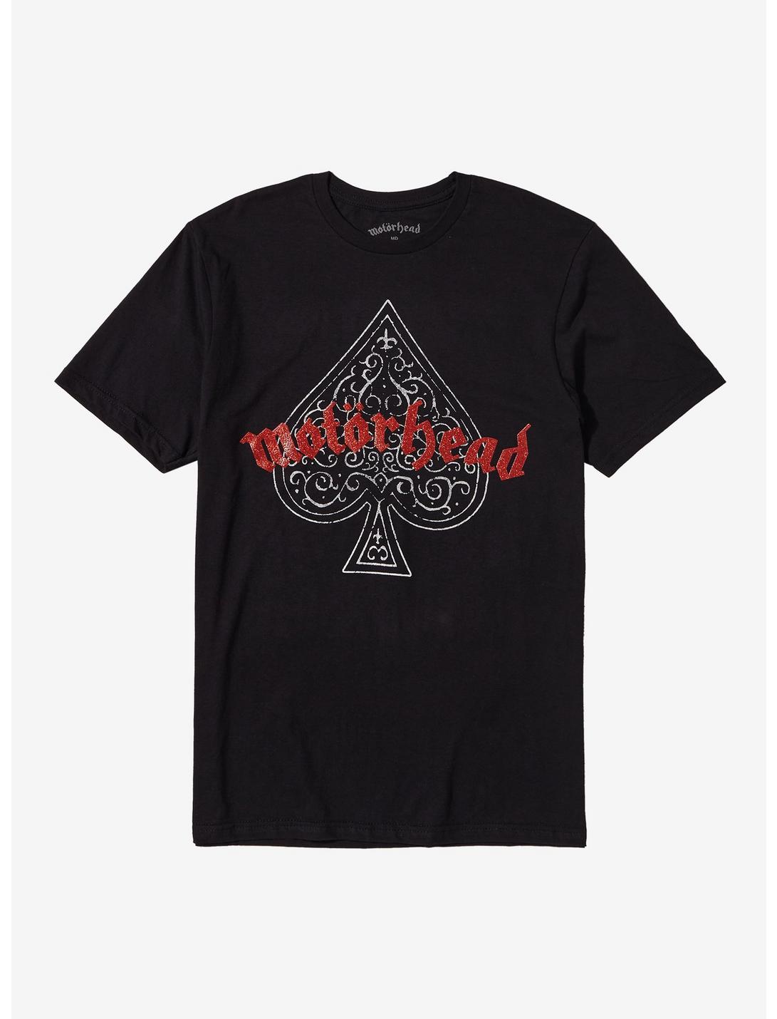 Motorhead Glitter Logo Boyfriend Fit Girls T-Shirt, BLACK, hi-res