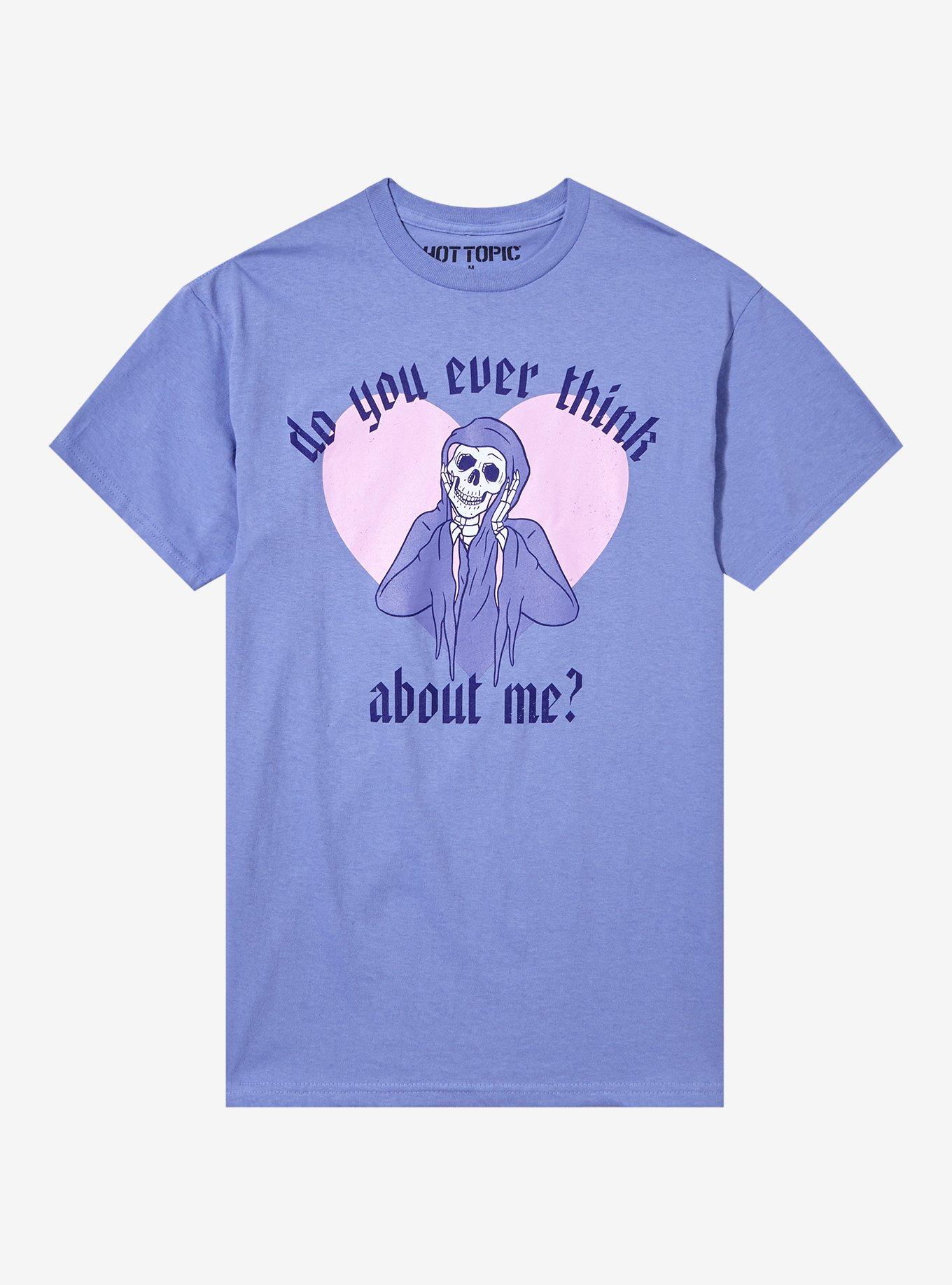 Grim Reaper Do You Think About Me T-Shirt, PURPLE, hi-res