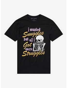 I Wanted Snuggles Skeleton T-Shirt, , hi-res