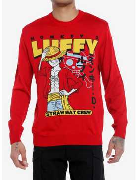 One Piece Luffy Intarsia Knit Sweater, , hi-res