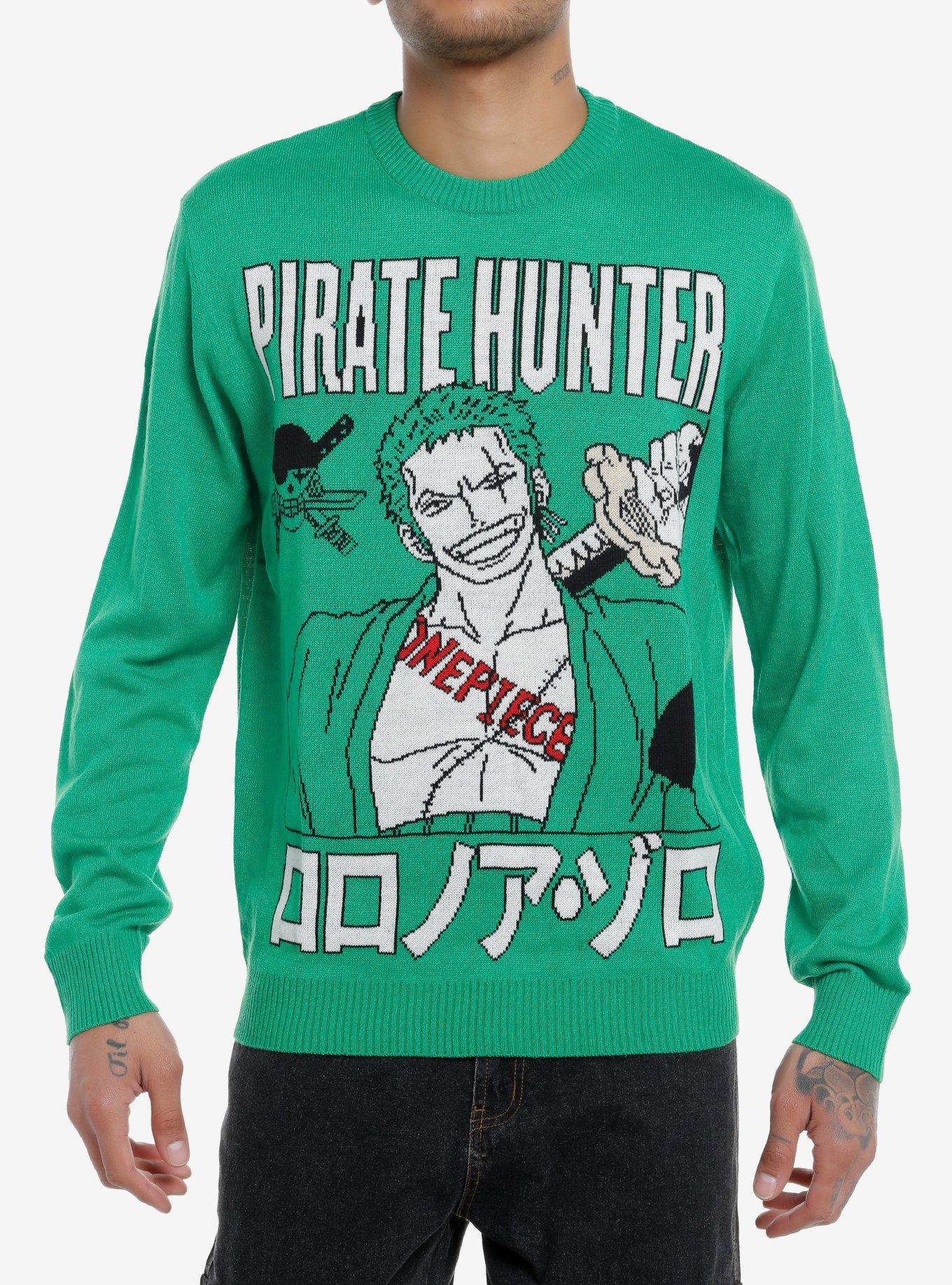 One Piece Zoro Intarsia Knit Sweater | Hot Topic