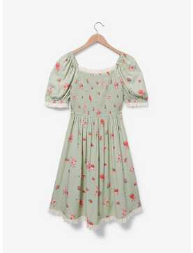 Strawberry Shortcake Allover Print Plus Size Smock Dress - BoxLunch Exclusive, , hi-res