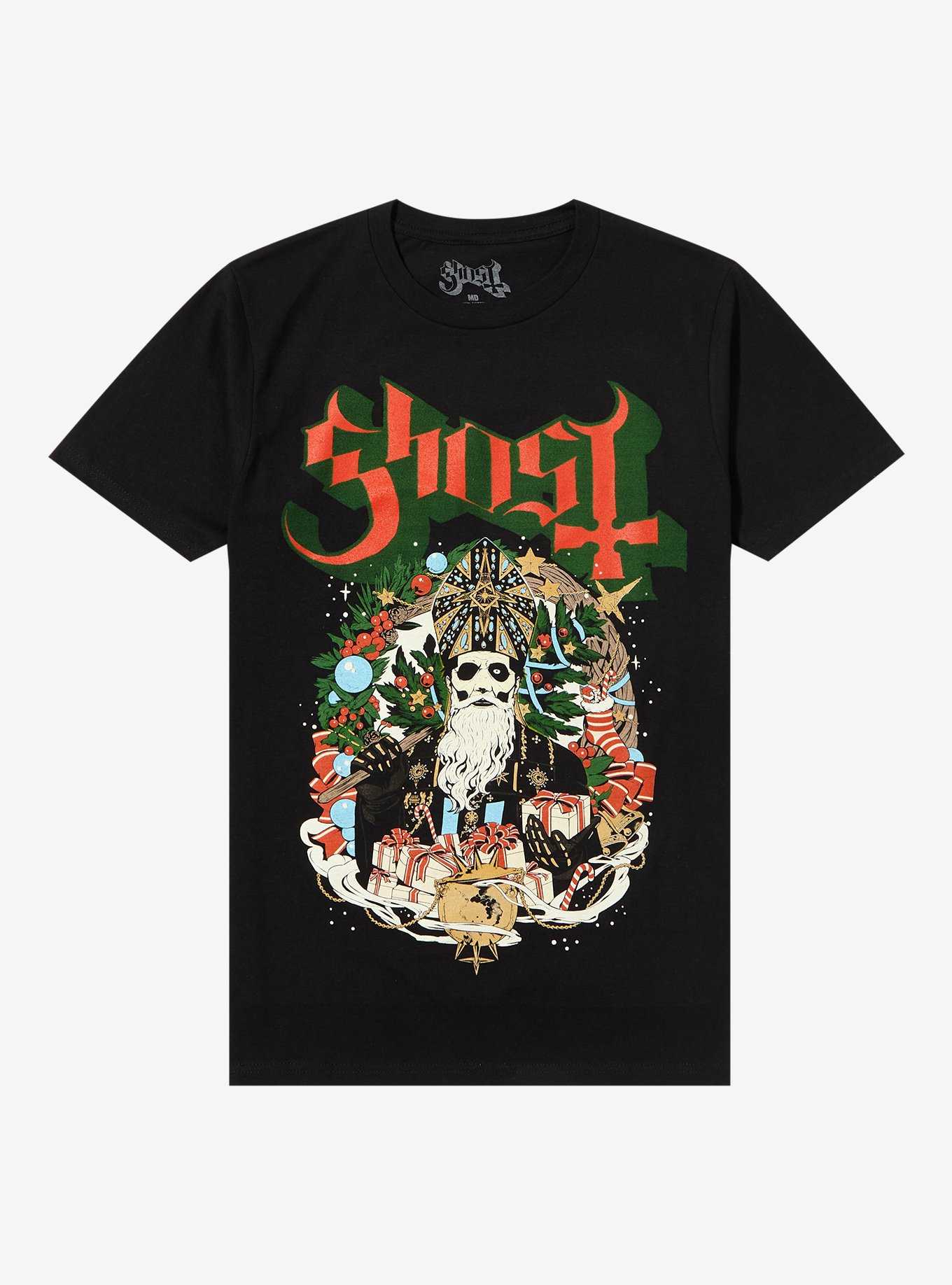 Ghost Unholy Holidays Boyfriend Fit Girls T-Shirt, , hi-res