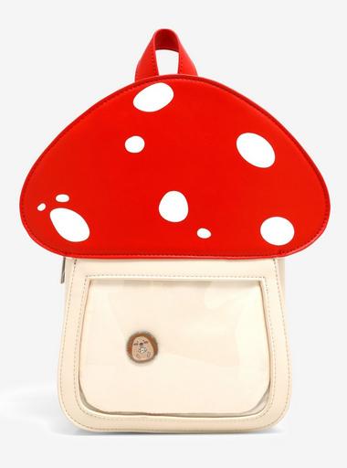 Mushroom Pin Collector Mini Backpack | Hot Topic display picture 2