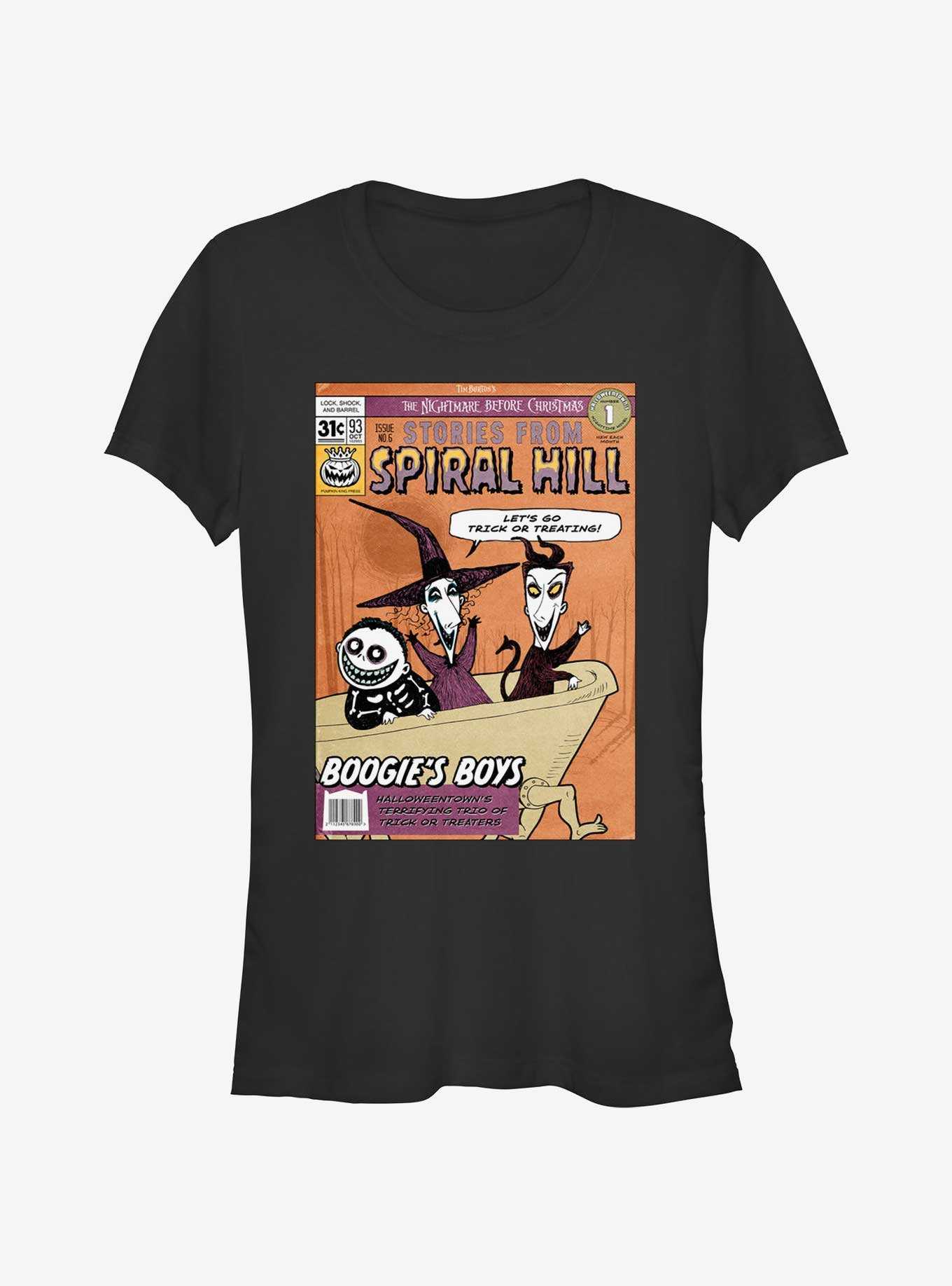 Disney The Nightmare Before Christmas Stories From Spiral Hill Boogie's Boys Girls T-Shirt, , hi-res