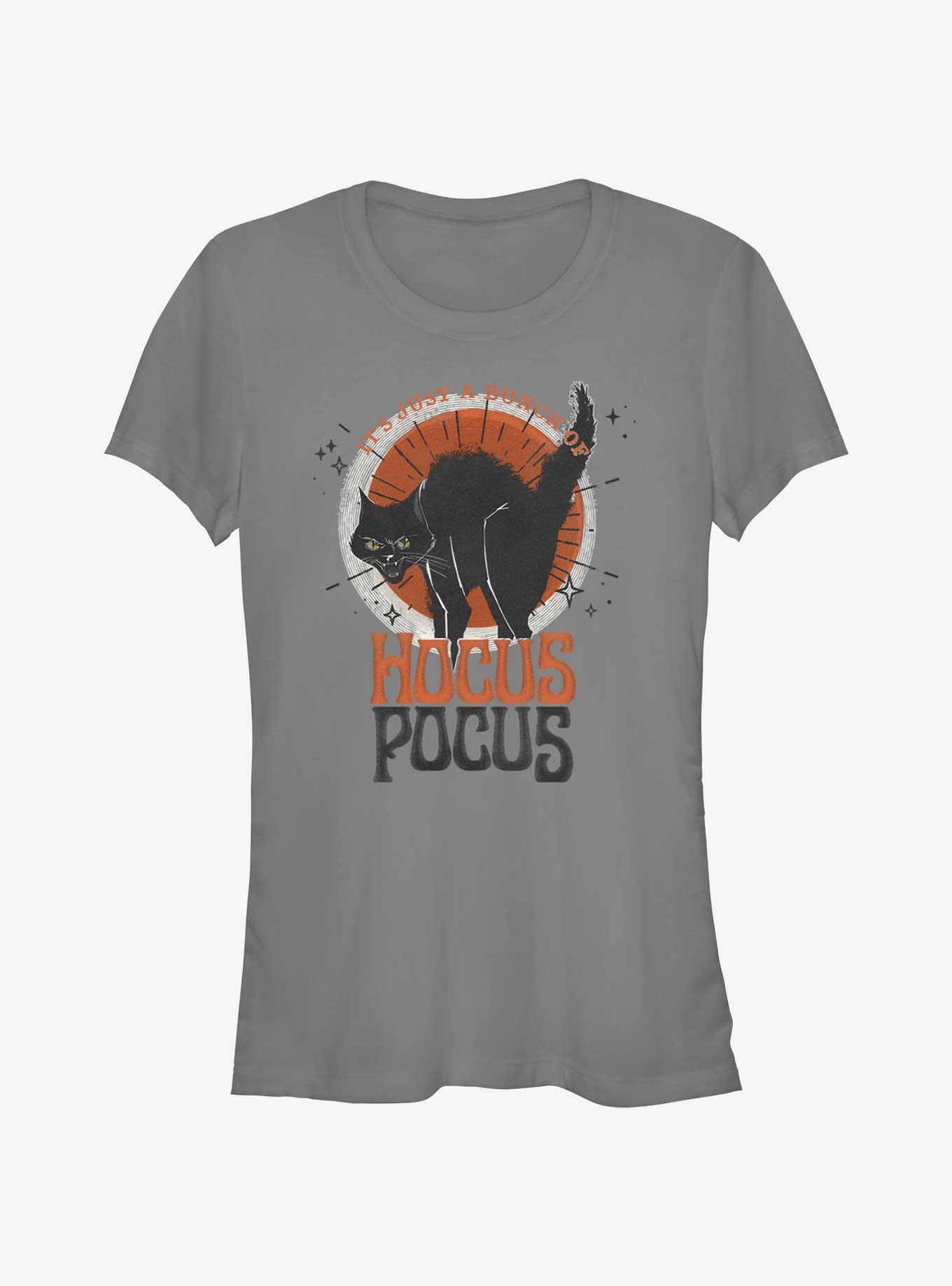 Disney Hocus Pocus Bunch of Hocus Pocus Black Cat Binx Girls T-Shirt, CHARCOAL, hi-res