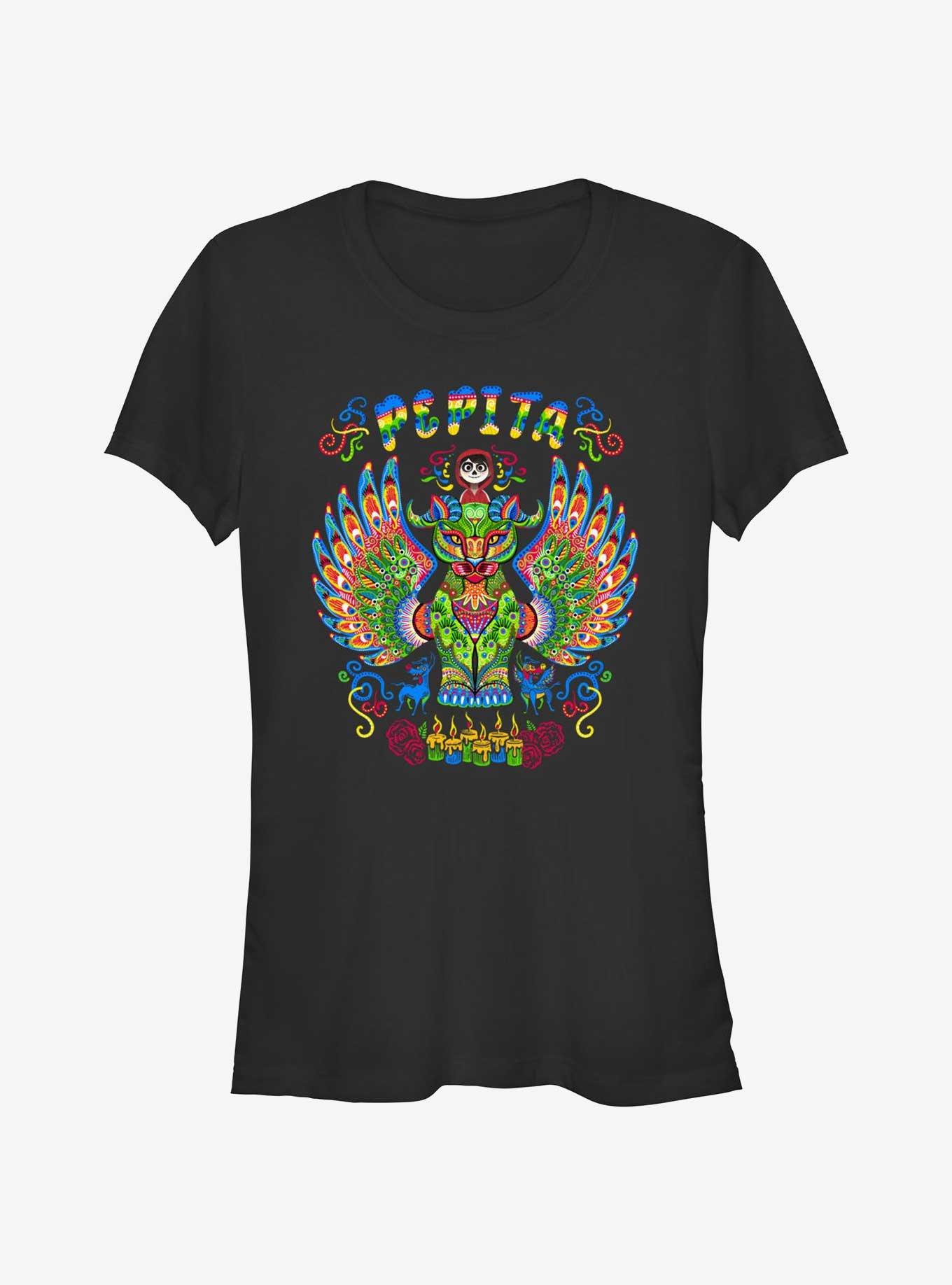 Disney Pixar Coco Alebrije Pepita Girls T-Shirt, BLACK, hi-res