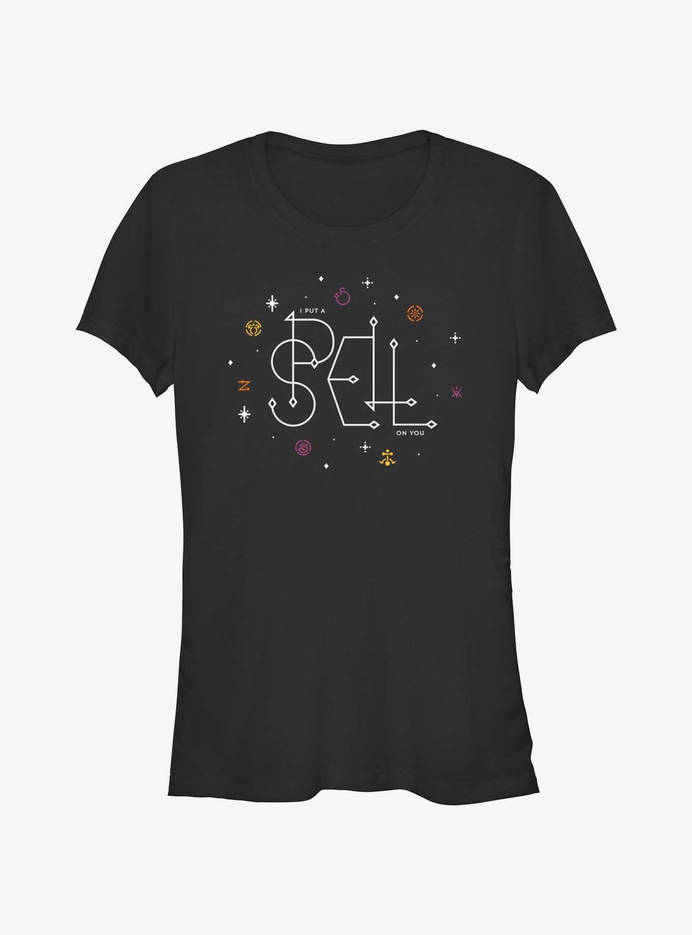 Disney Hocus Pocus I Put A Spell On You Girls T-Shirt, BLACK, hi-res