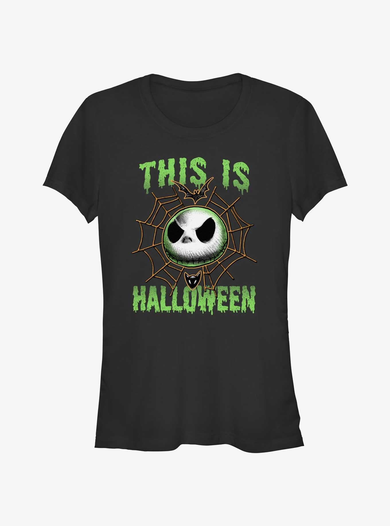 Hot Topic Disney The Nightmare Before Christmas Jack Skellington This Is  Halloween Girls T-Shirt