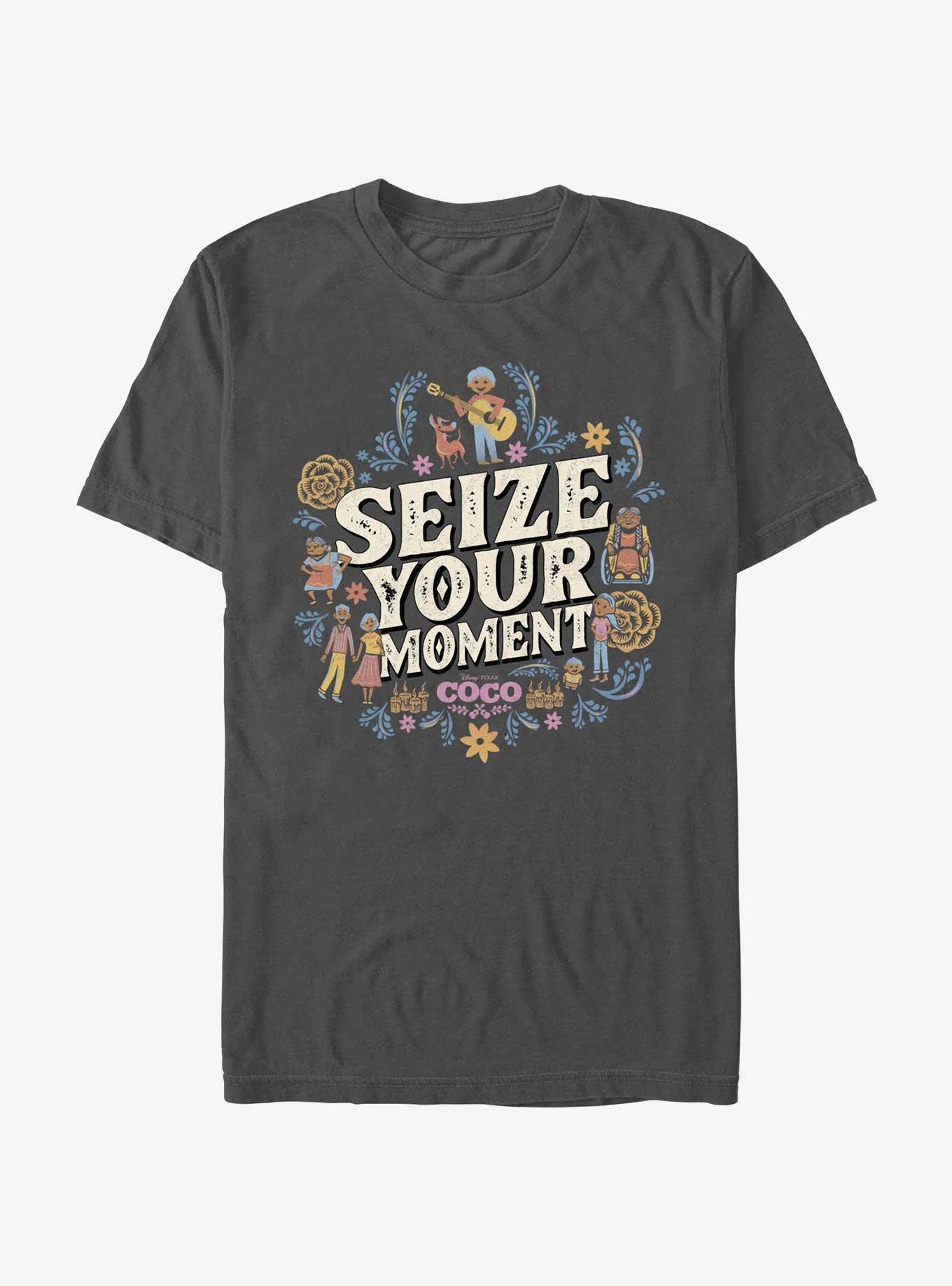 Disney Pixar Coco Seize Your Moment T-Shirt, CHARCOAL, hi-res