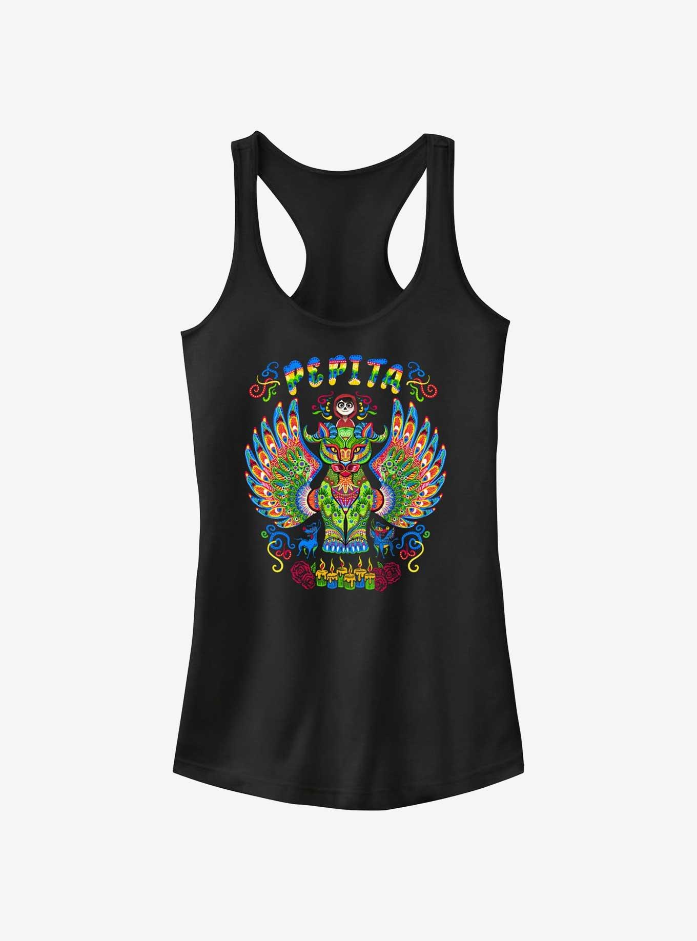Disney Pixar Coco Alebrije Pepita Girls Tank, BLACK, hi-res
