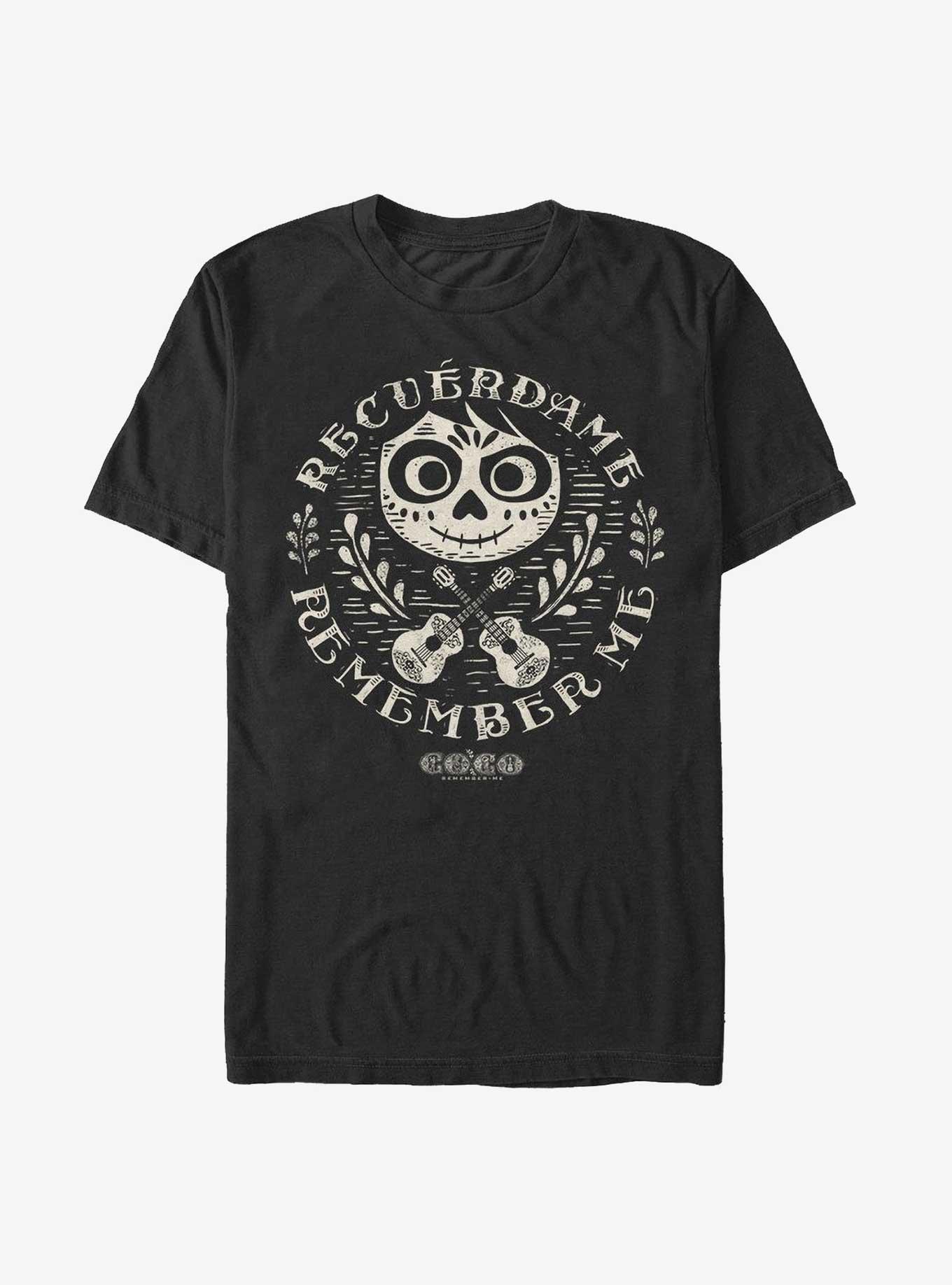 Disney Pixar Coco Remember Me Miguel T-Shirt, BLACK, hi-res