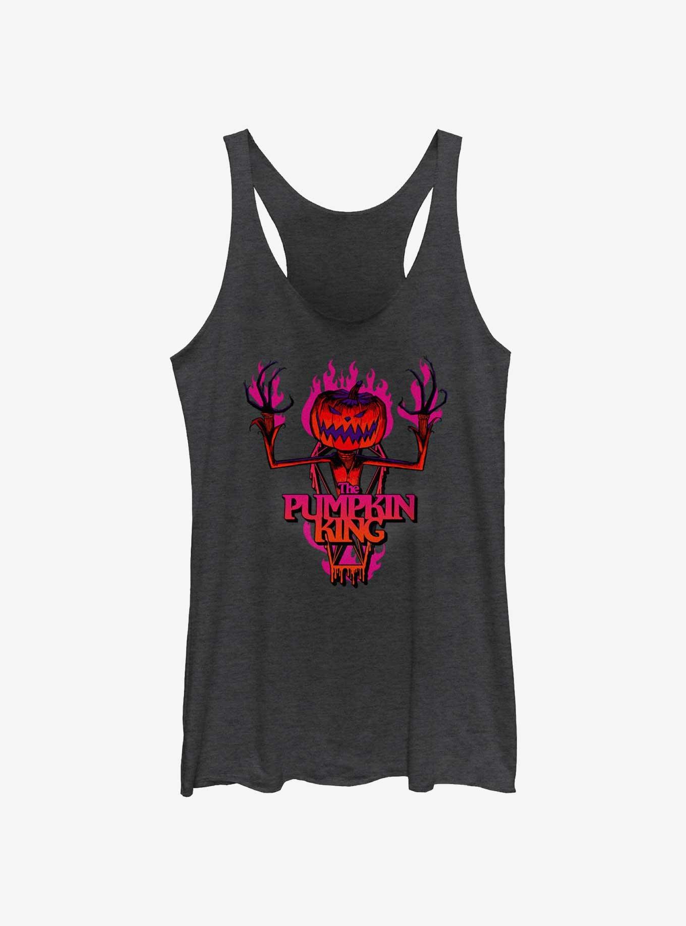 Disney The Nightmare Before Christmas The Pumpkin King Jack Skellington Girls Tank, BLK HTR, hi-res