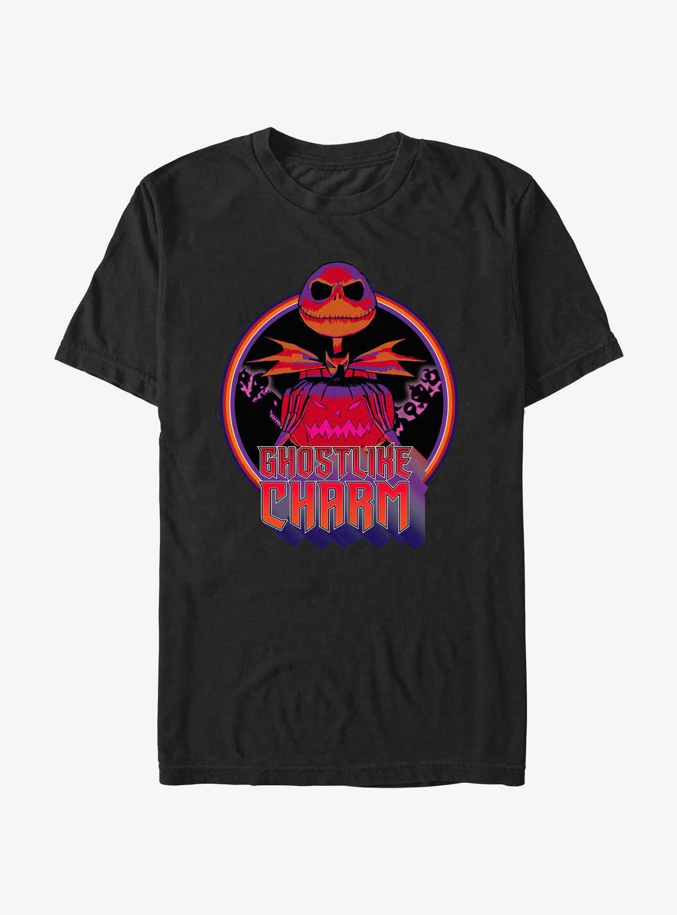 Disney The Nightmare Before Christmas Ghostlike Charm Jack Skellington T-Shirt, BLACK, hi-res