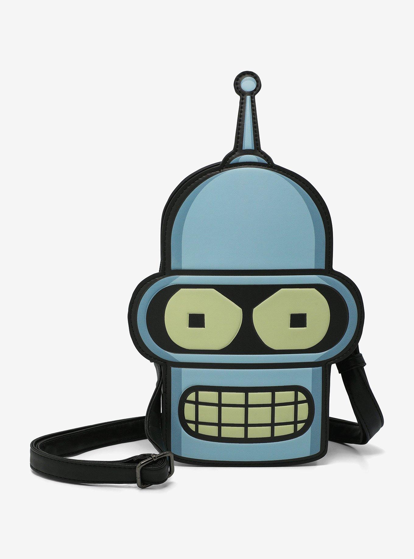 Futurama Bender Figural Crossbody Bag