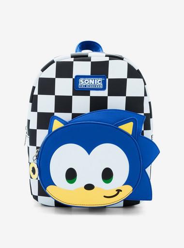 Sonic The Hedgehog Checkered Mini Backpack | Hot Topic