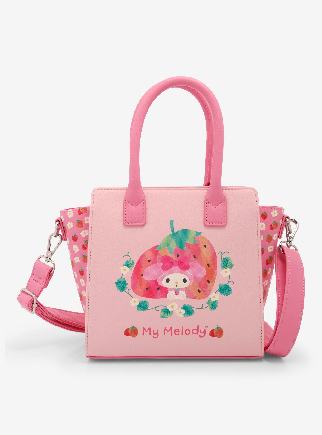 Loungefly My Melody Strawberries Mini Satchel Bag, , hi-res