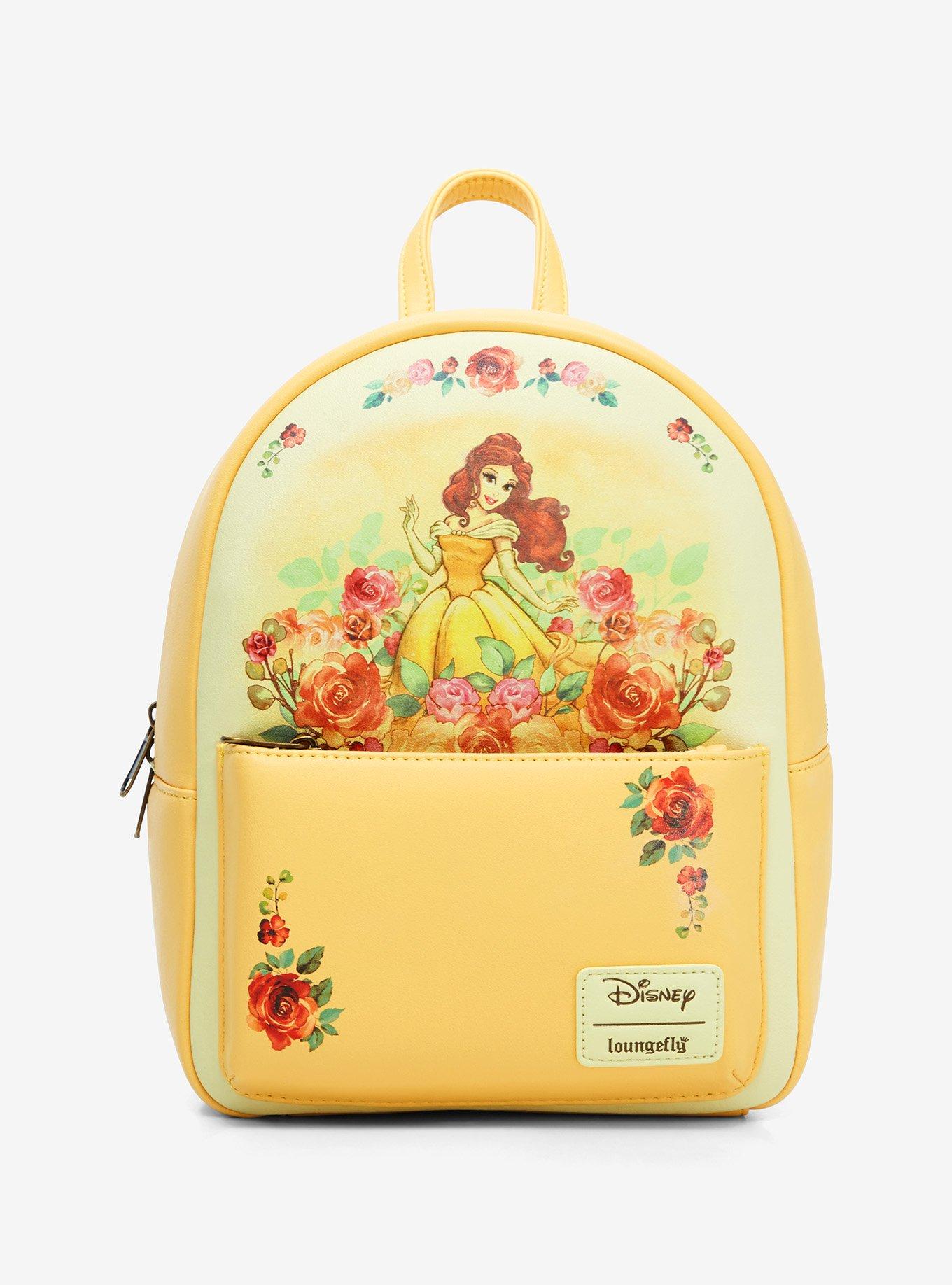 Loungefly Disney Beauty And The Beast Belle Roses Mini Backpack Hot Topic