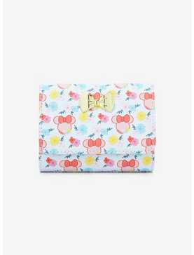 Loungefly Disney Minnie Mouse Flowers Mini Flap Wallet, , hi-res