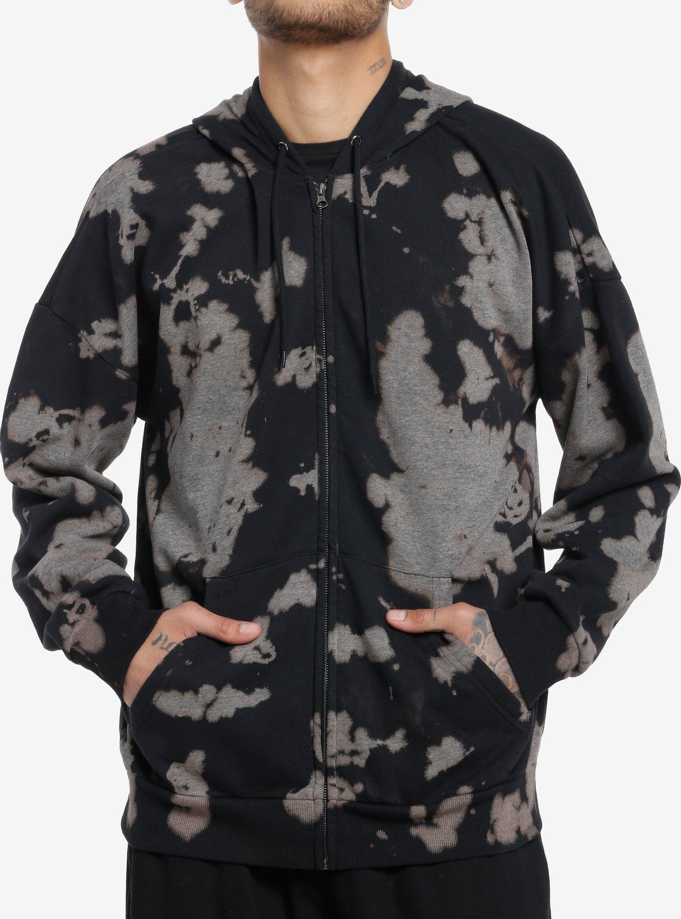 Black Acid Wash Hoodie | Hot Topic