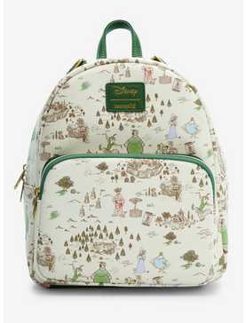 Loungefly Disney Robin Hood Sherwood Forest Map Mini Backpack, , hi-res