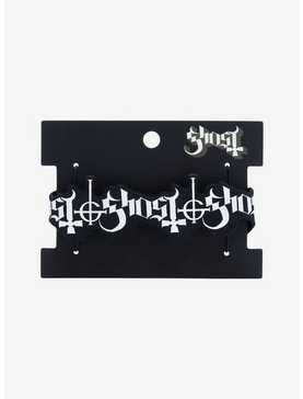 Ghost Logo Cutout Rubber Bracelet, , hi-res