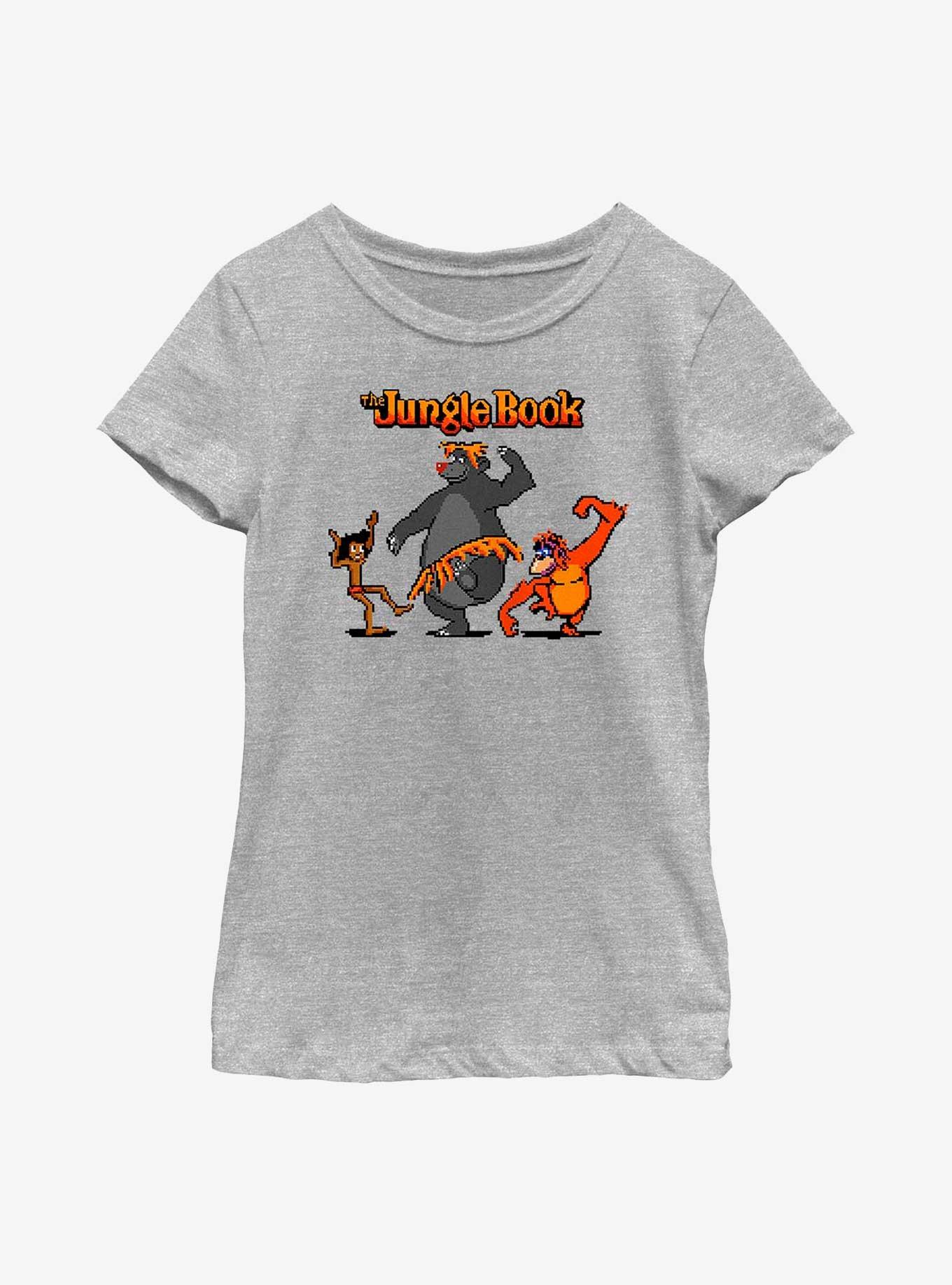 Disney The Jungle Book 8 Bit Jungle Youth Girls T-Shirt, , hi-res