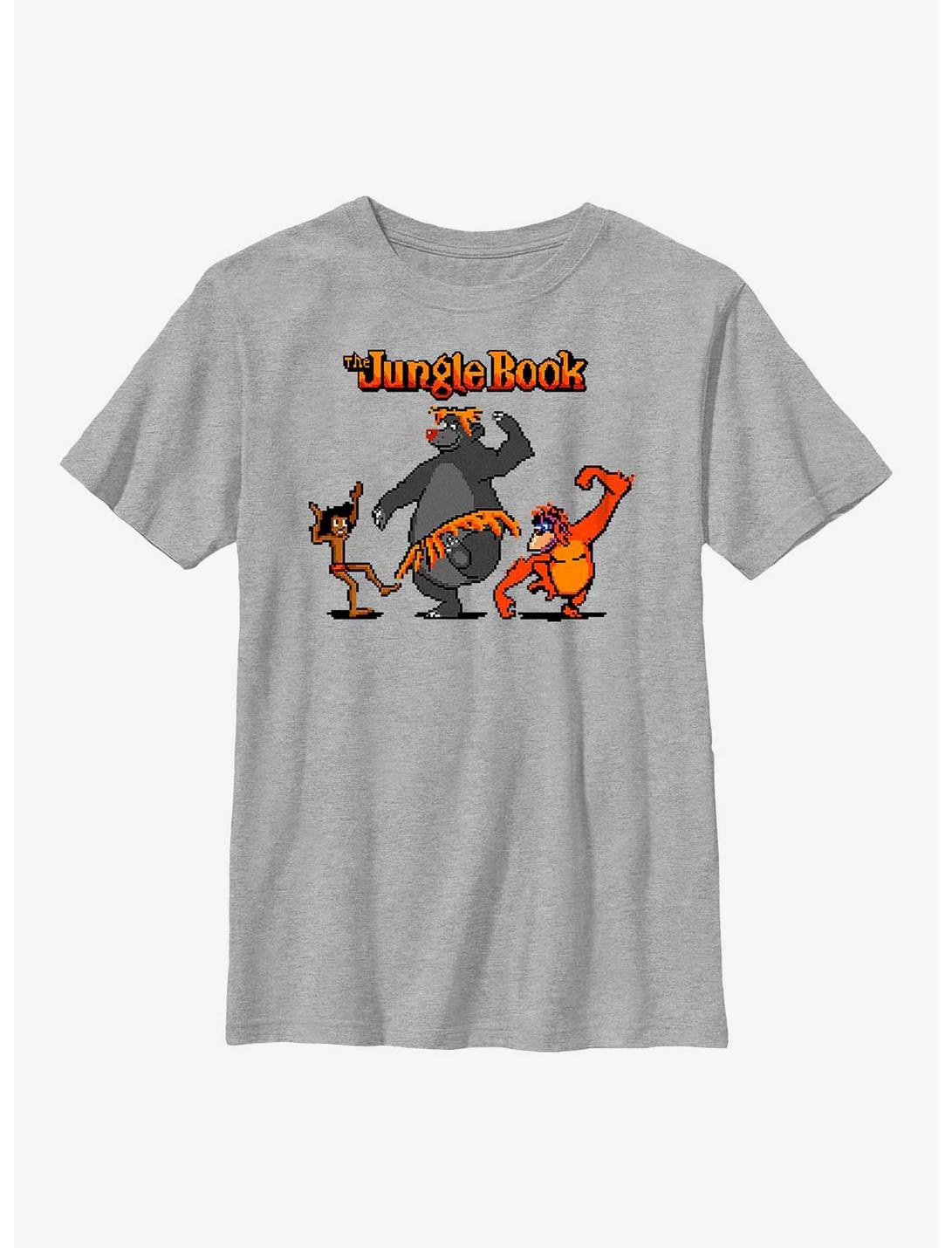 Disney The Jungle Book 8 Bit Jungle Youth T-Shirt, ATH HTR, hi-res