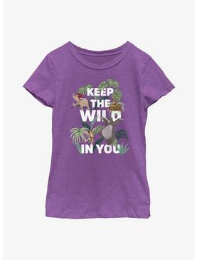 Disney The Jungle Book Keep The Wild Youth Girls T-Shirt, , hi-res