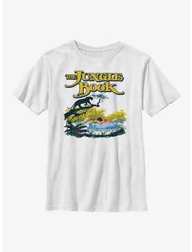 Disney The Jungle Book Relaxing Swim Youth T-Shirt, , hi-res