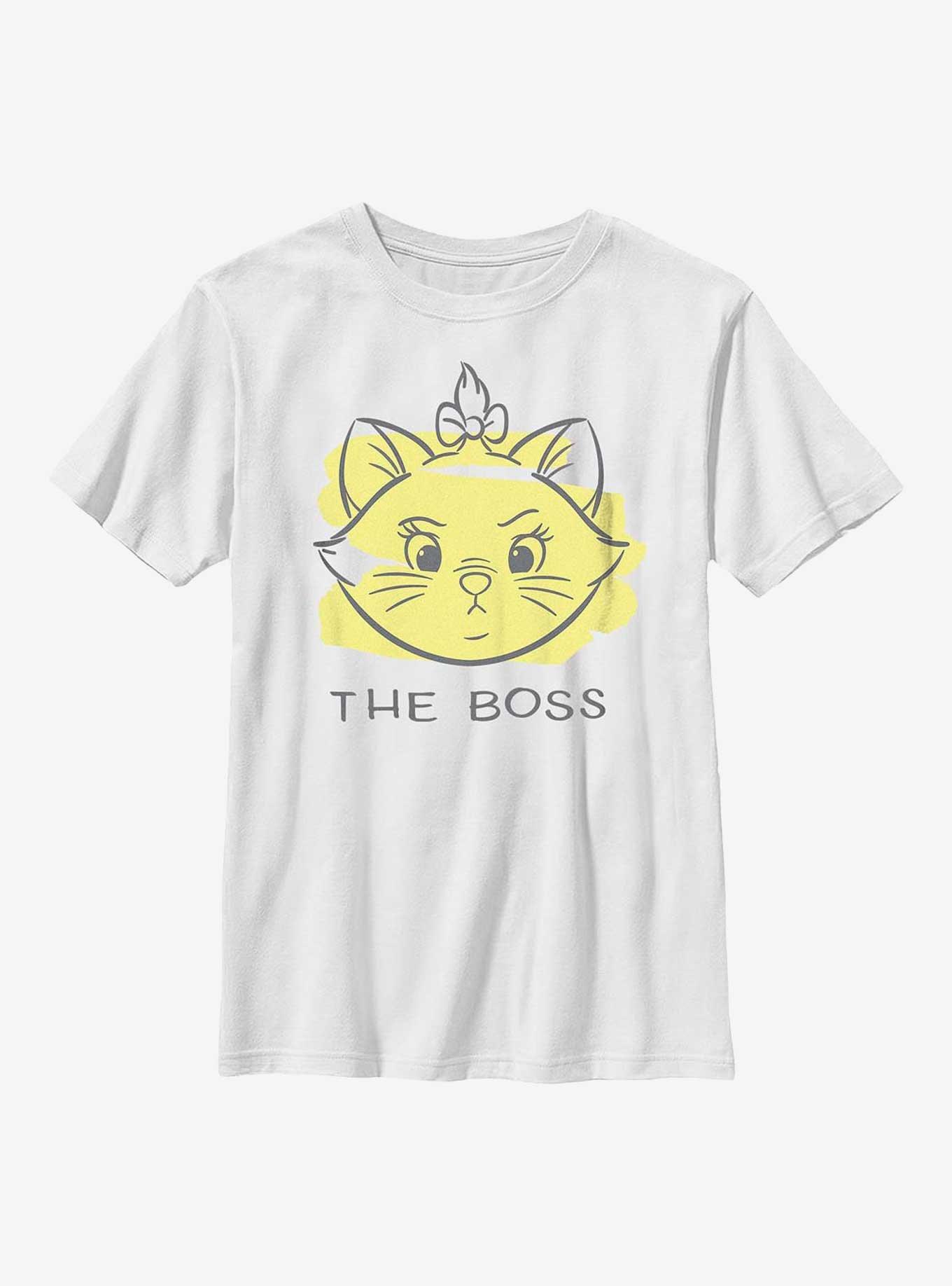 Disney The Aristocats The Boss Youth T-Shirt, WHITE, hi-res