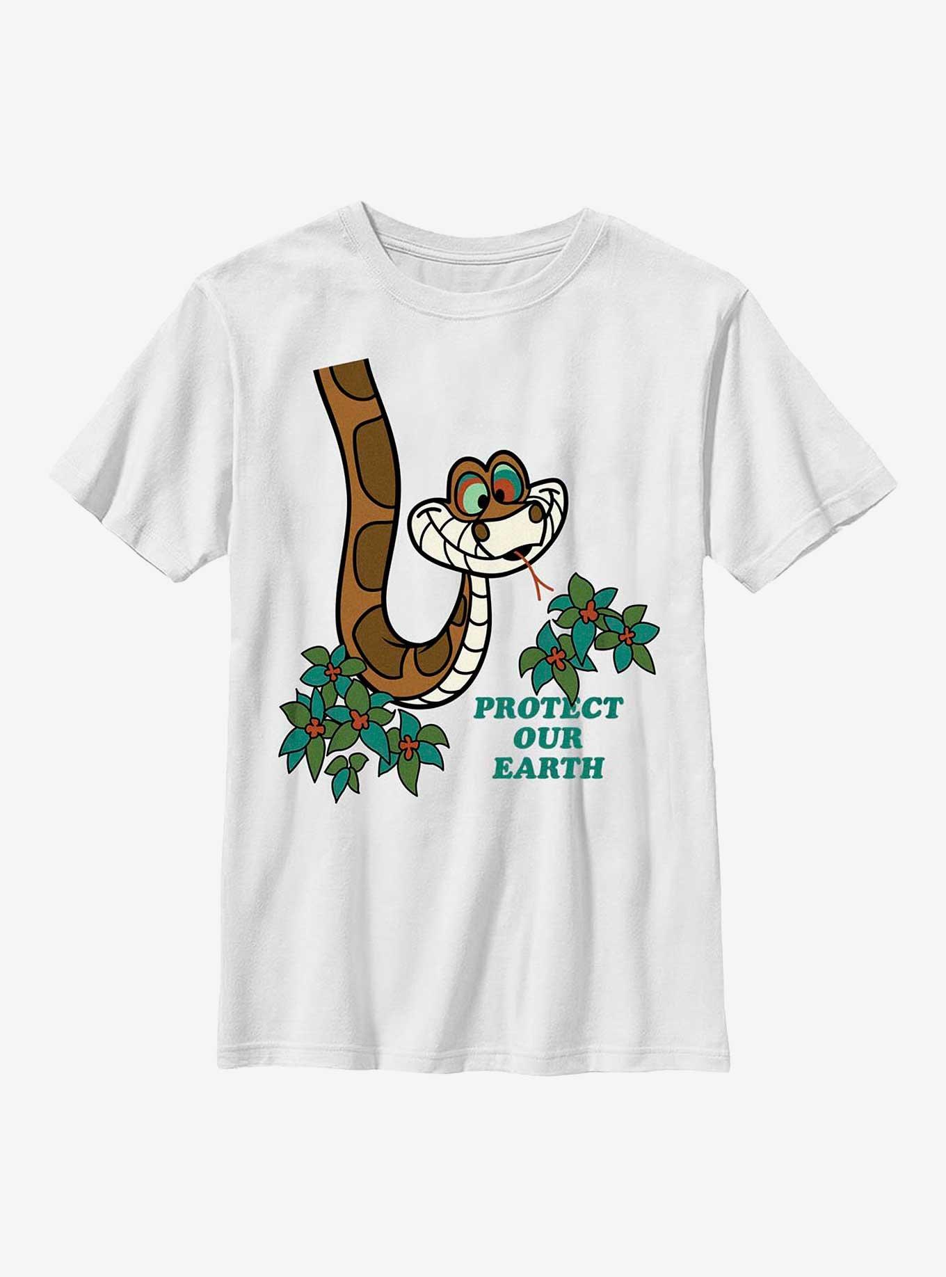 Disney The Jungle Book Kaa Protect The Earth Youth T-Shirt