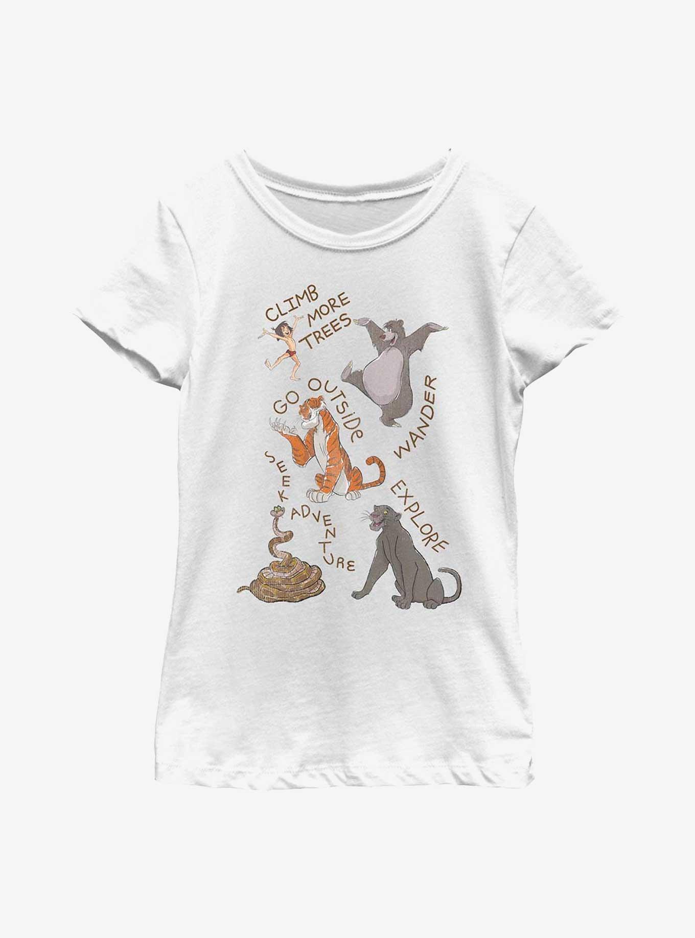 Disney The Jungle Book Seek Adventure Youth Girls T-Shirt, , hi-res