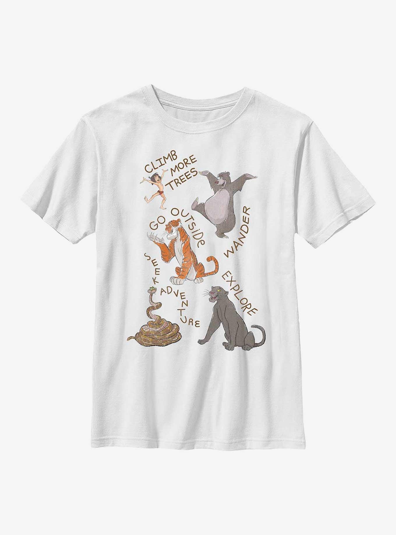 Disney The Jungle Book Seek Adventure Youth T-Shirt, , hi-res