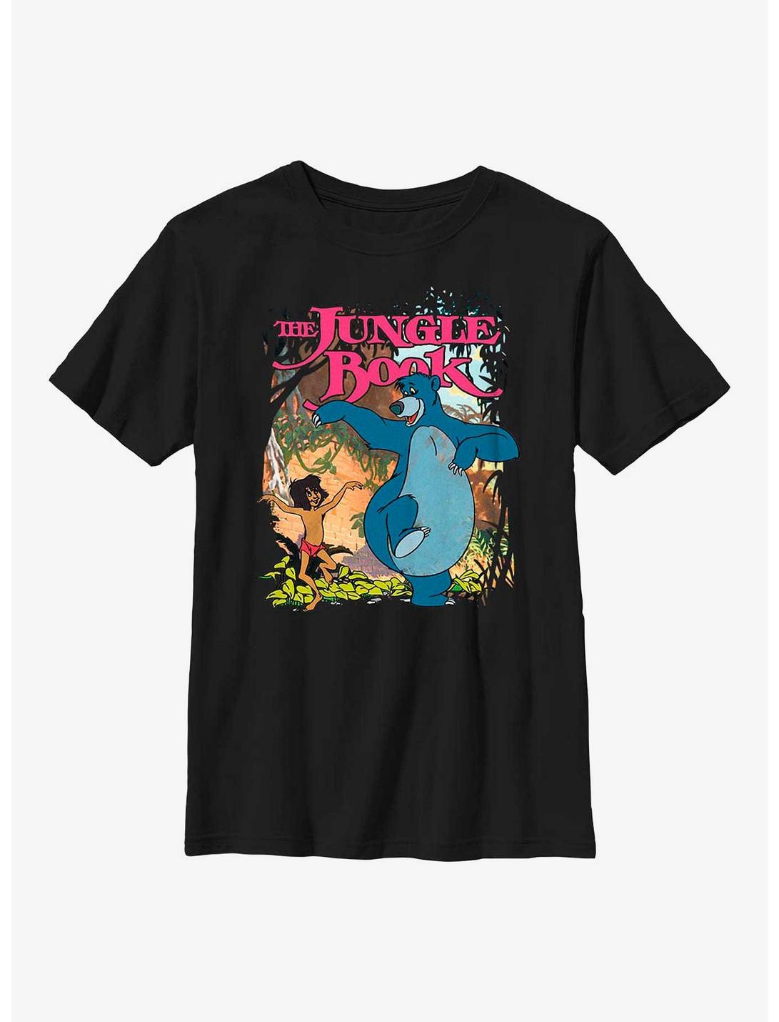 Disney The Jungle Book Friends Dance Youth T-Shirt, BLACK, hi-res