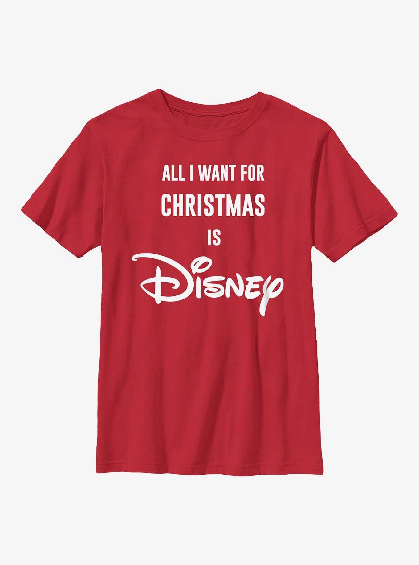 Disney Channel All I Want Is Disney Youth T-Shirt, RED, hi-res
