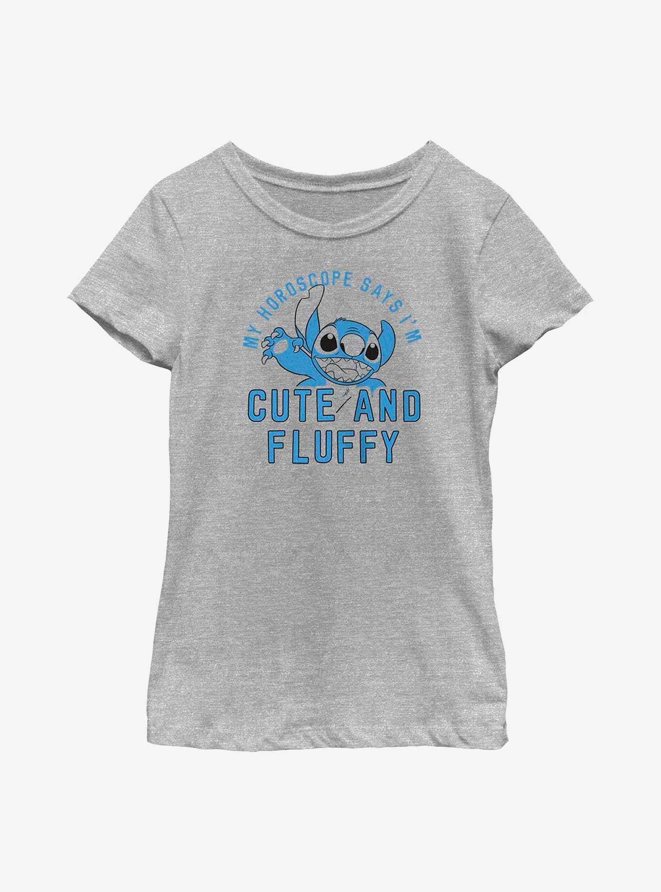 Disney Lilo & Stitch Fluffy & Cute Horoscope Youth Girls T-Shirt, , hi-res