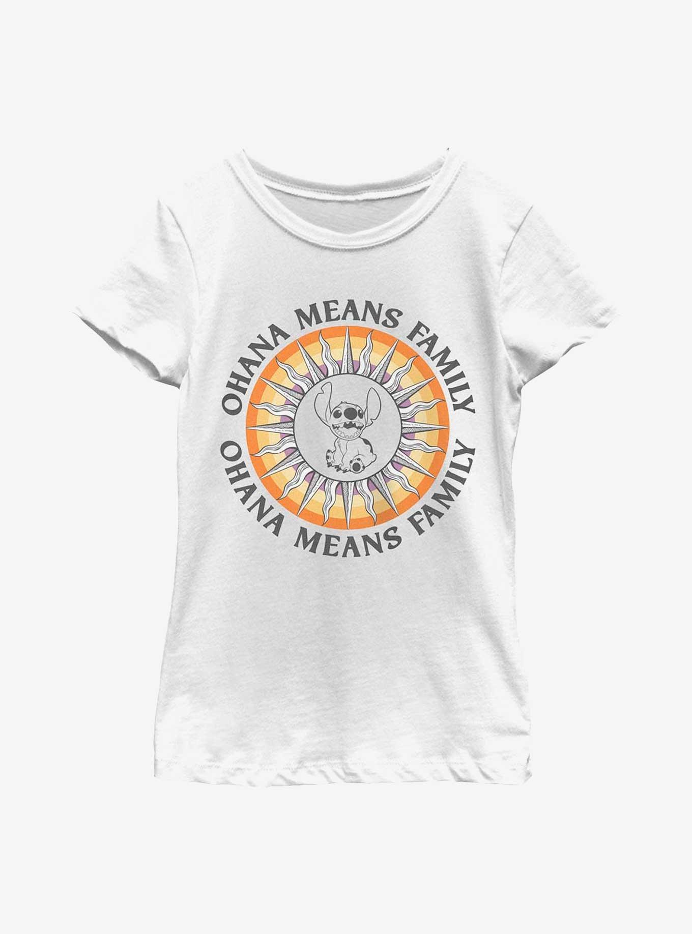 Disney Lilo & Stitch Ohana Sun Youth Girls T-Shirt, , hi-res